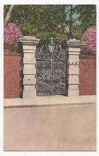 Simonton Gateway Legare Street Charleston South Carolina Postcard