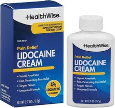 Maximum OTC Strength Lidocaine Cream  Numbs Away Pain  Long-Lasting Relief  N