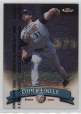 1998 Topps Finest Refractor Chuck Finley #164 5w0