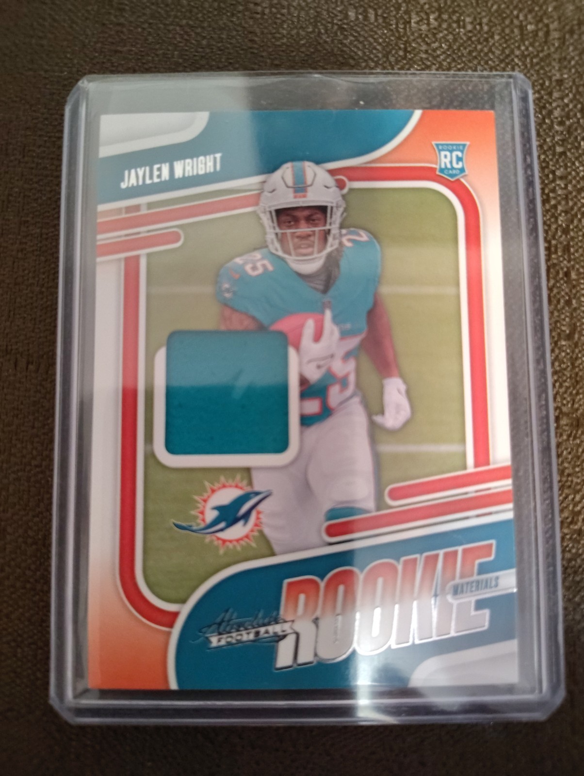 2024 Panini Absolute  Absolute Rookie Materials Jaylen Wright #ARM-JWT (MEM, RC)