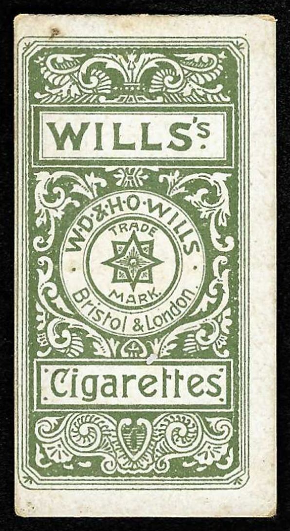 1900 WHITE YAK Wills's WILD ANIMALS OF THE WORLD (GREEN BACK)