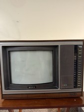 Vintage, Sony Trinitron, KV-1217, 12  CRT, Color Television, 1981, Works