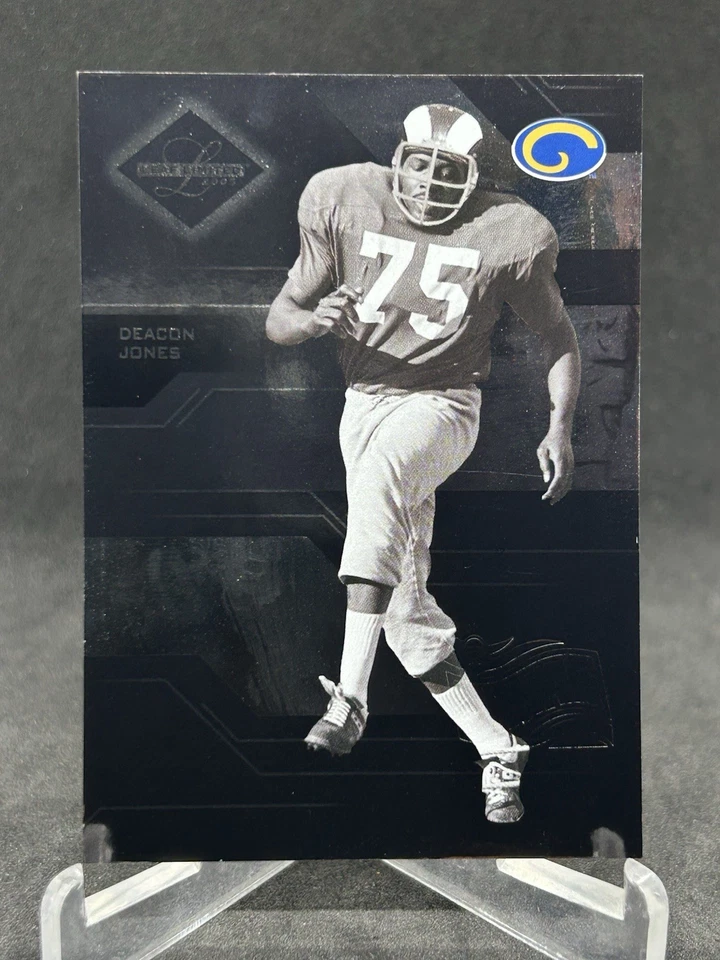 2005 LEAF LIMITED DEACON JONES "HAWAII CONFERENCE" PARALLEL /25 HOF RAMS - Image 2 of 3