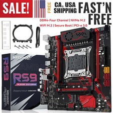 X99 RS9 Dual NVME M.2 WIFI M.2 Motherboard Intel LGA 2011-3 Four Channel DDR4