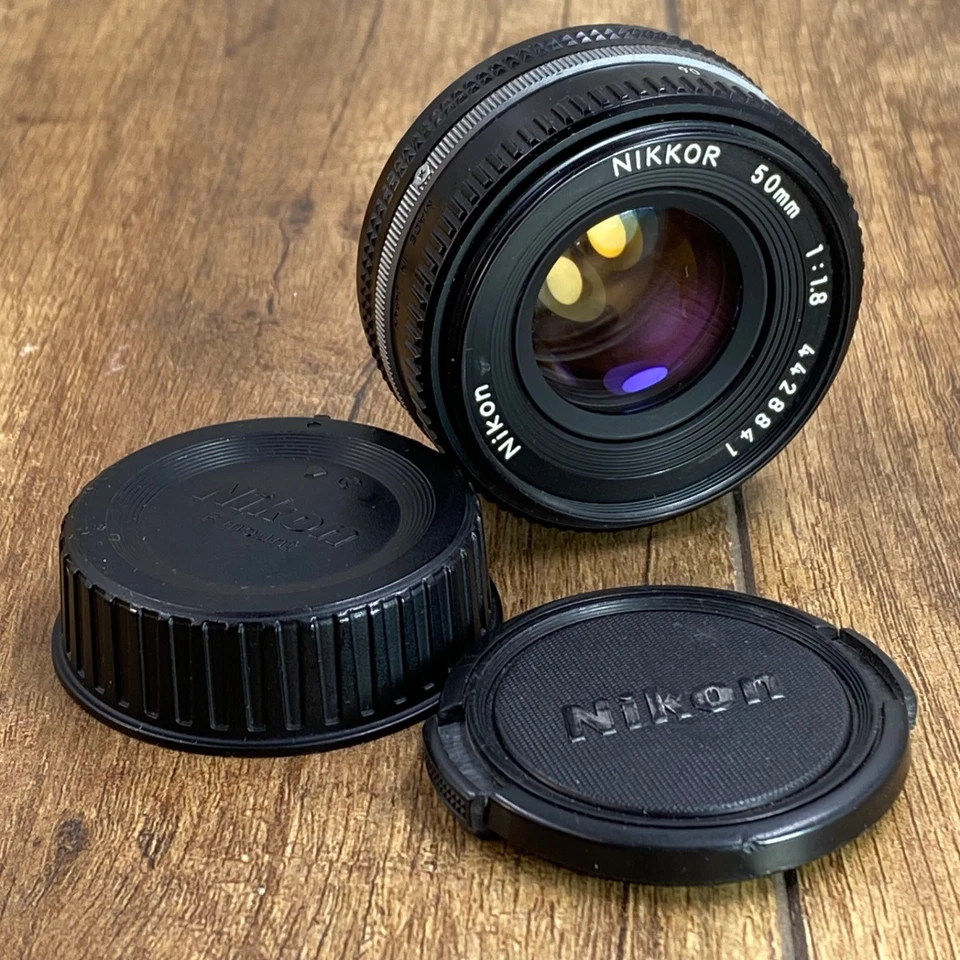 Nikon AI-S NIKKOR 50mm F1.8 MF Standard Lens For F Mount  Japan - Image 3 of 4