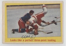 1959 Topps Nick Mickoski John Hanna Looks like a perfect three-point landing 0m2