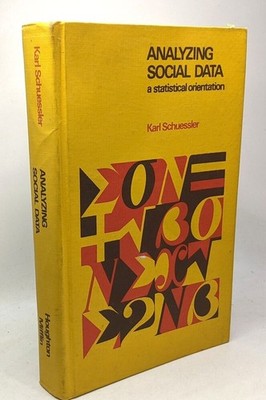 Analyzing social data;: A statistical orientierung | Schüßler Karl | Guter Zustand