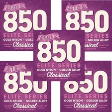 La Bella Guitar Strings 5 Sets Nylon 850 Gold Nylon Elite Golden Alloy