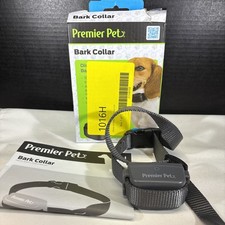 Premier Pet Bark Collar GBC00-16925 for 8lb  Up to 6 Months  Open Box