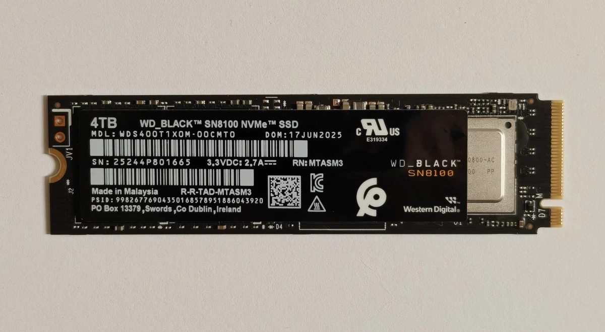 Western Digital Solid State Drives 4 TB Storage Capacity for sale
