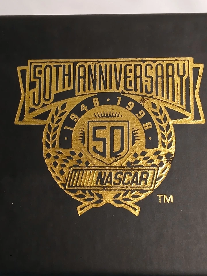 Racing Champions 50th ann 24K Gold #6 Mark Martin 1:24 certificate of Auth & box - Image 4 of 4