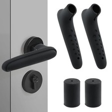 Door Handle Covers, 2 pcs safety Silicone Door Handle With 2 Collision Angles