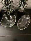 Vintage Anchor Hocking Swedish Modern Style Glass Candy Dishes