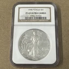 1998-P Proof $1 American Silver Eagle NGC PF69UC Brown Label