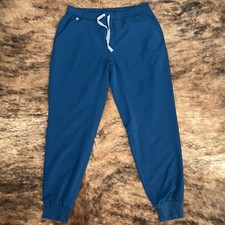 FIGS Technical Collection Blue Tansen Jogger Scrub Pants Mens XL Alps Blue