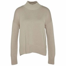 BARBOUR INTERNATIONAL Womens Grey Sandy Knit Jumper Size UK 10 BNWT C738