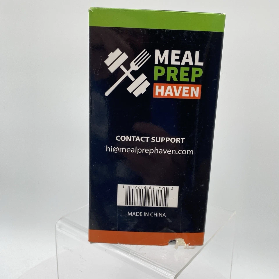 Nuevo kit de contenedor multicolor de control de porciones para preparación de comidas de 7 piezas con guía Foto 2 de 4