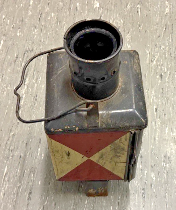 # Zugschlusslampe Signalleuchte # alte DB Laterne # Eisenbahn #gebraucht defekt?