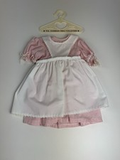1993 Pleasant Company American Girl Kirsten Birthday Dress With Apron and Hanger