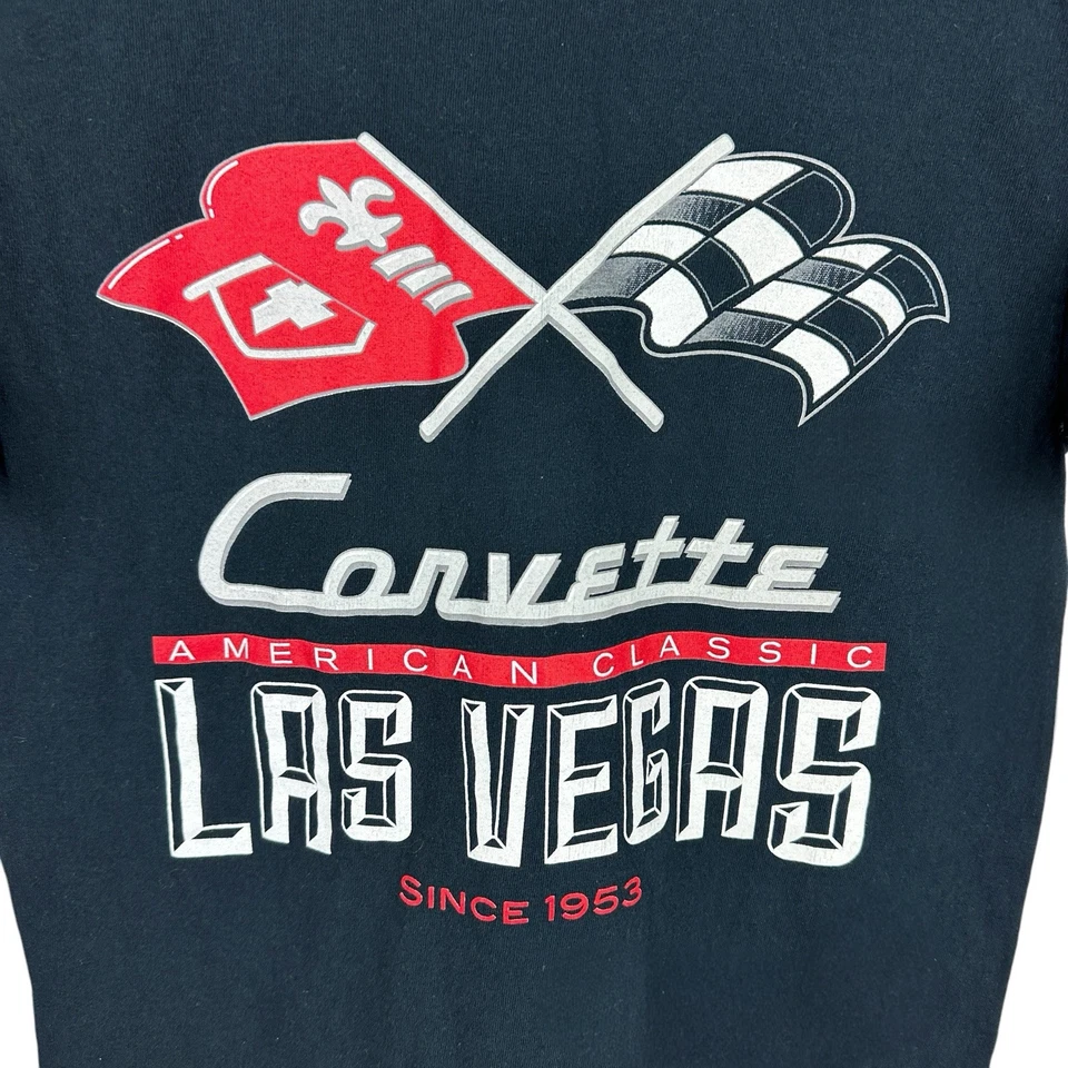 男式 Y2K 通用汽车 X JH Designs Corvette 拉斯维加斯衬衫尺寸 S — 第 2/4 张图片