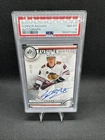 2023-24 SP AUTHENTIC CONNOR BEDARD FUTURE WATCH AUTO ROOKIE RC #110 PSA 8