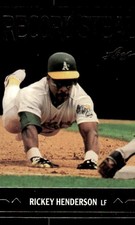 1991 LEAF RICKEY HENDERSON BC26 MINT GOLD ROOKIES BASEBALL OAKLAND ATHLETICS