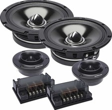 PowerBass 4XL-65C - 6.5" Shallow Mount Midrange Component Set