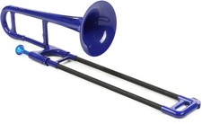 pBone Music pBone Mini Trombone in Eb - Blue