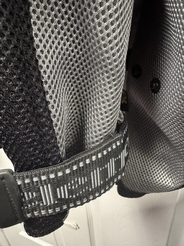 Chaqueta de motociclista Xelement unisex negra blindada forrada acolchada textil talla XL Foto 4 de 4