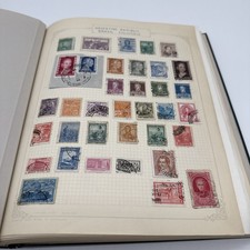 Ex Dealers Stock Unsorted WORLDWIDE Stamps IN Stanley Gibbons Album