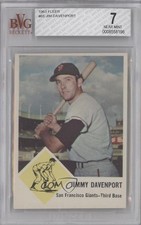 1963 Fleer Jim Davenport #65 BVG 7 0q3