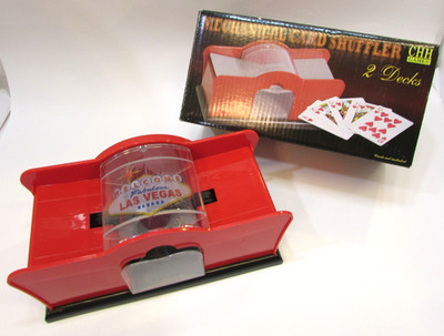 New Welcome To Fabulous Las Vegas CHH 2 Deck Playing Card Mechanical Shuffler