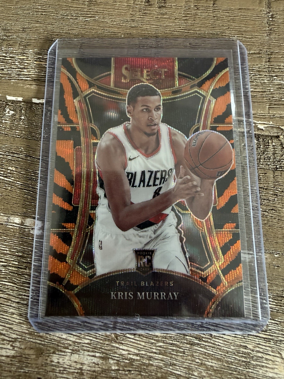 2023-24 Panini Select Mezzanine Level Tiger Stripes Prizm Kris Murray Rookie RC