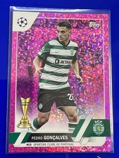 Topps Flagship UCC 22/23 Pink Sparkle All Stars Sporting Pedro Gonçalves #132
