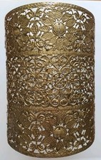 Metal Lamp Shade, Metal Lacework, Morrocan Style Copper Lampshade