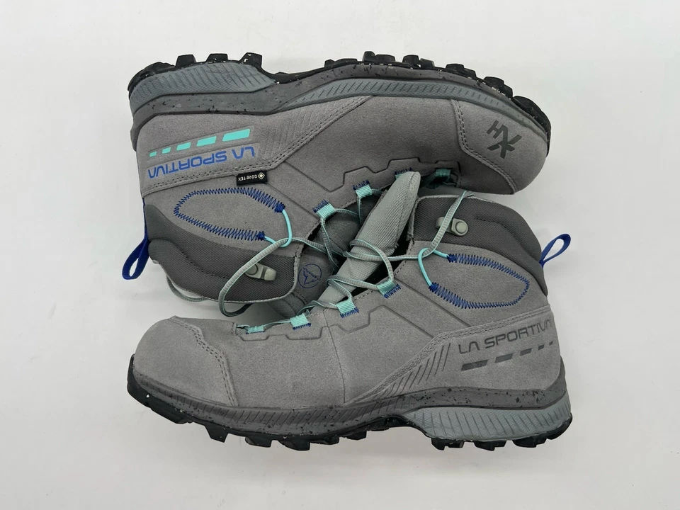 Botas de senderismo La Sportiva TX Hike Mid Leather GTX para mujer talla 10 de cuero gris. Foto 3 de 4