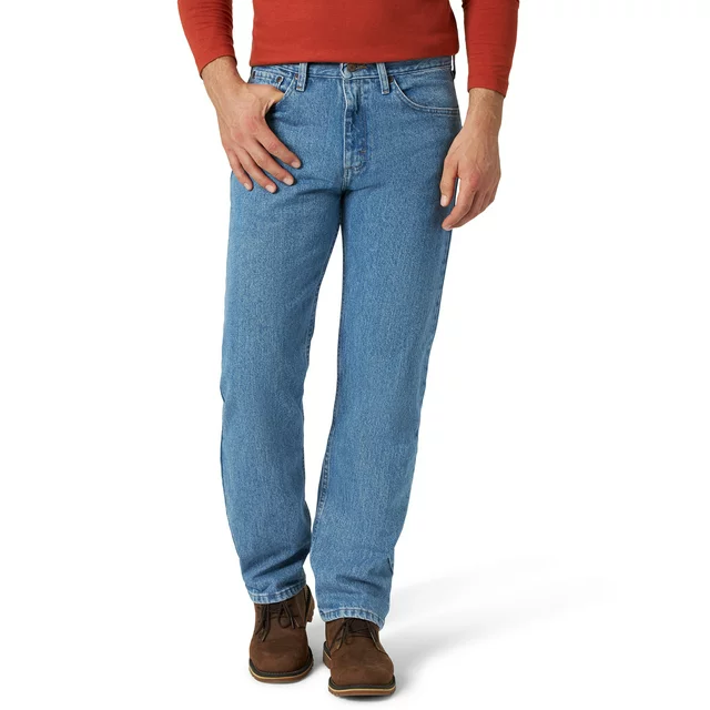 Authentic Genuine Wrangler 38 X 32 Relaxed Fit 5 Star Premium 