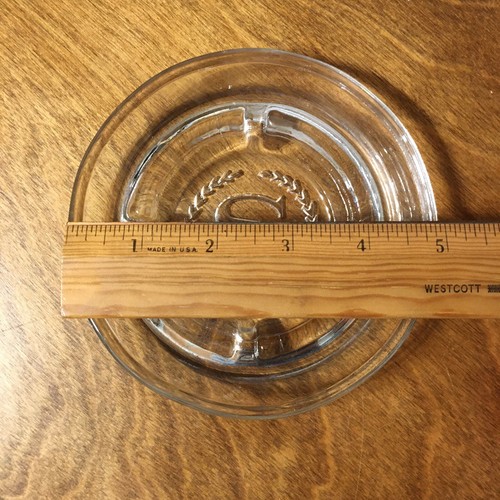 Sheraton Hotels Ashtray Clear Glass Vintage 5” - Picture 4 of 4