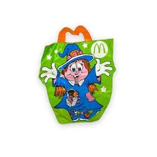 Vintage 1990's McDonalds Witch Halloween Happy Meal Vinyl Trick or Treat Bag