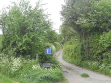 Photo 6x4 This way to Mynd Farm Bedstone  c2011
