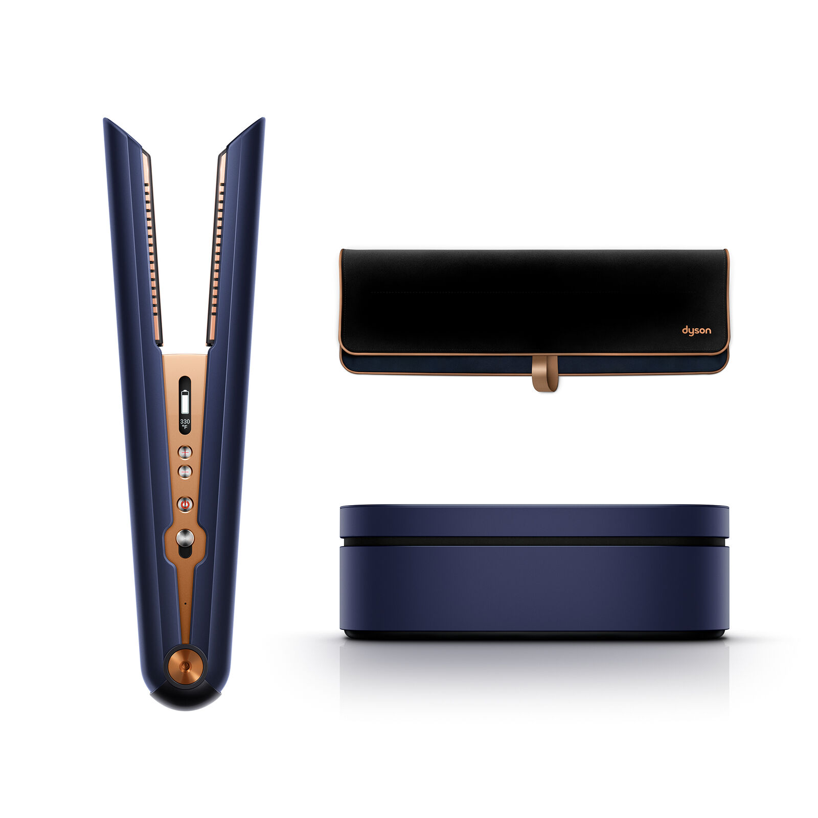 Dyson Official Outlet - Dyson Corrale Hair Straightener - Prussian Blue/Copper