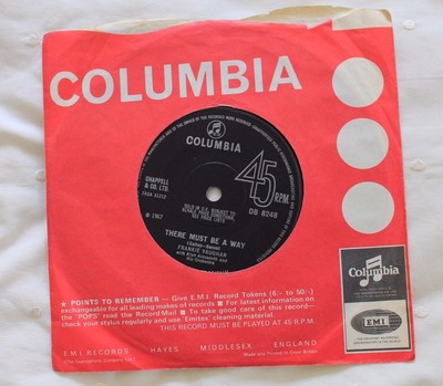 Frankie Vaughan / There Must Be A Way / You're Nobody Til Somebody Loves You