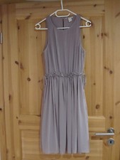 H&M festliches Kleid Plissee-Kleid  Hochzeit Party  helles Aubergine Gr. 34