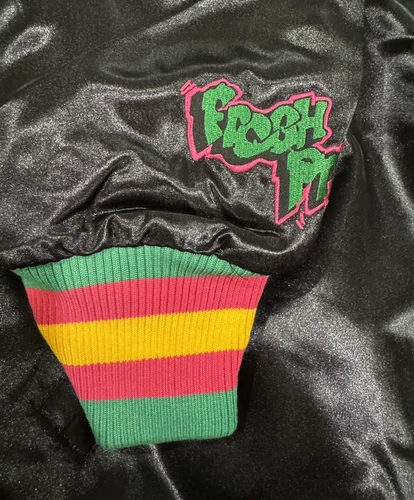 Men's Headgear Classics.  The Fresh Prince of Bel Air Jersey Satin Jacket  S.7XL image 4