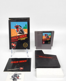 Mach Rider - Nintendo NES - Hangtab 4th Print - USA - Near Mint