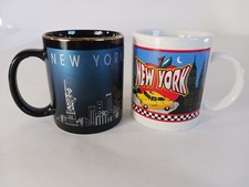 2, Vintage New York City Coffee Mug With Pre ...