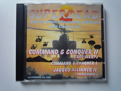 Superdead -Command & Conquer I +II - Jagged Alliance 2  - PC-CD