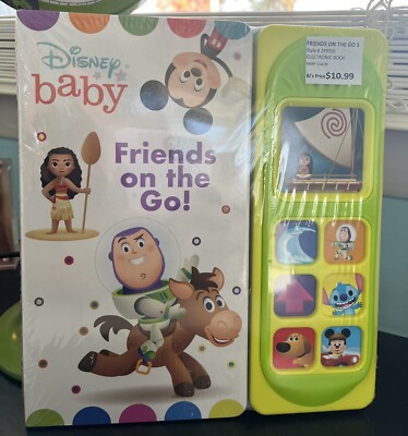 PI Kids Baby Disney Mickey Mouse Buzz Moana - Friends On The Go 7 Button Sound