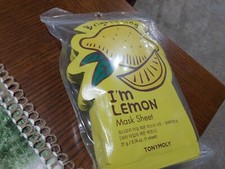 TONYMOLY TONY MOLY I'M LEMON BRIGHTENING Mask 10 Sheets FL SZ NEW FREE SHIP