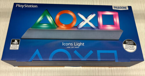 Sony Playstation PS5 Logo Ikony Światło 3 tryby Muzyka Reaktywna Oficjalny Paladon - Zdjęcie 1 z 3